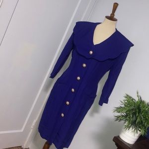 Vintage Cobalt Dress